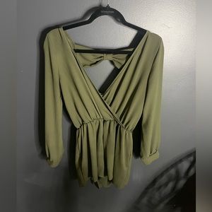 Size S long sleeve Tinley romper